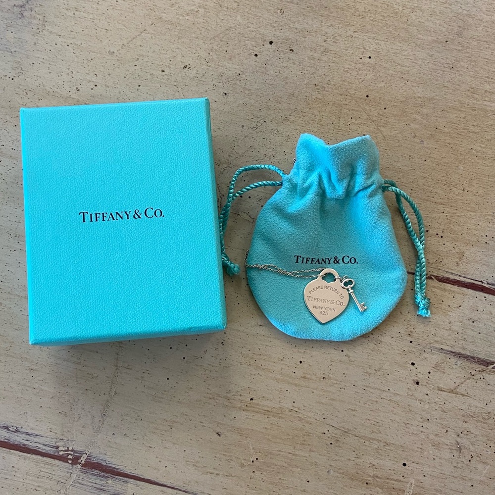 Tiffany and Co. Heart and Key Pendant